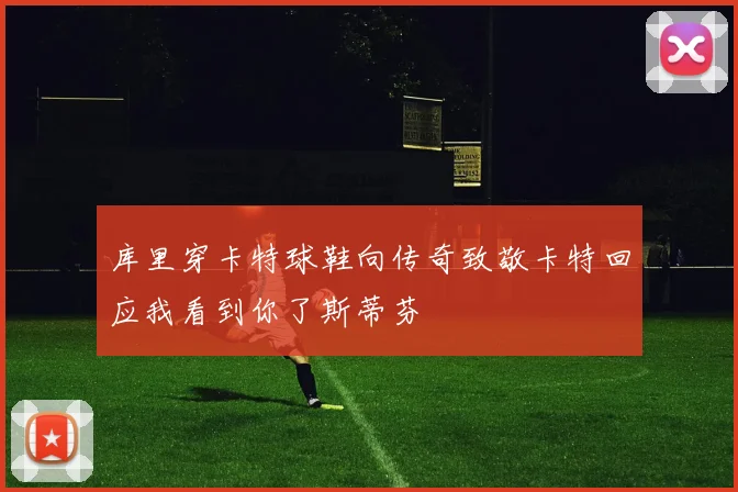 库里穿卡特球鞋向传奇致敬卡特回应我看到你了斯蒂芬
